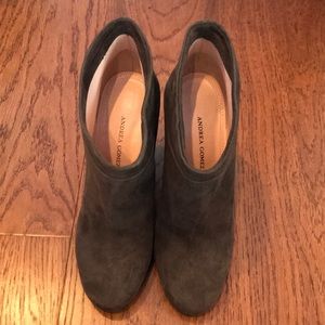 Grey Suede Boots
